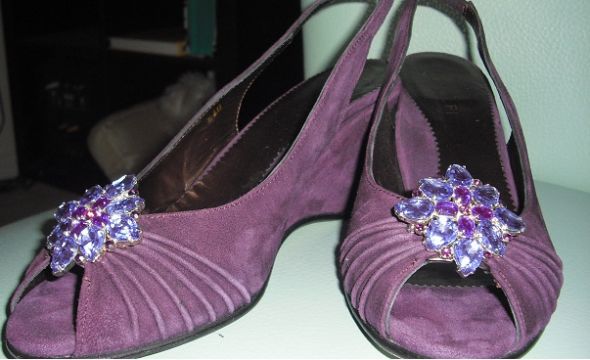 Purple Wedding Shoes Size