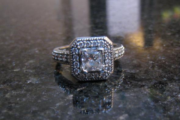 Finally took my e-ring on a photo shoot. :  wedding E RingOnCounter