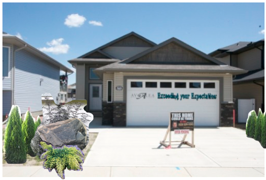 Front yard landscaping, looking for input. :  wedding Front Yard Landscaping