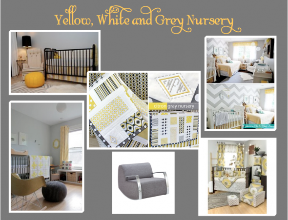 Did you go gender neutral? :  wedding NurseryYellowGrey
