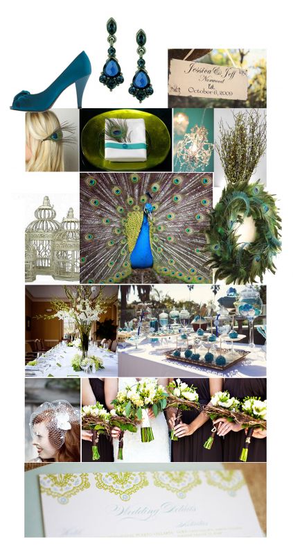 Decorating for a Peacock-ish wedding! Ideas?? « Weddingbee Boards