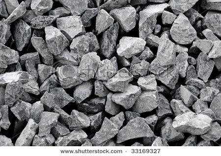 Front yard landscaping, looking for input. :  wedding Grey Granite Gravel