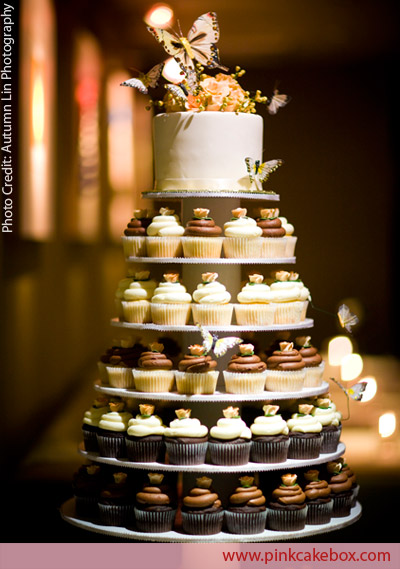 cupcake centerpieces for weddings