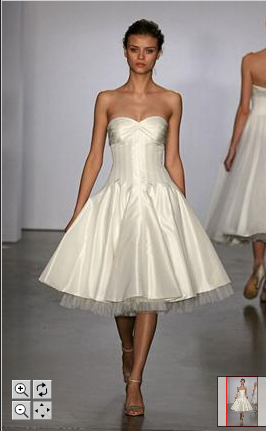 Help a sister out? :  wedding short dress amsale newbie Drew