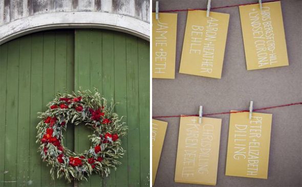 Creative idea's to display place cards? :  wedding Escort Clothespin