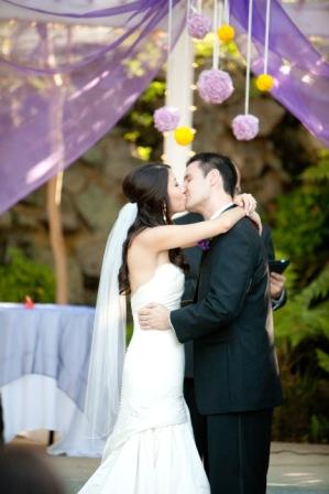 The kiss! :  wedding ceremony Kiss2