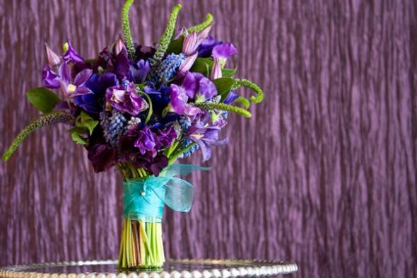 Show Off Your Bouquet Inspiration! :  wedding Purplebouq