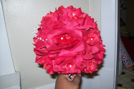 My DIY Bouquets and Bouts :  wedding Bridal Party Flowers 002