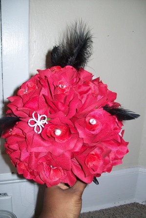 My DIY Bouquets and Bouts :  wedding Bridal Party Flowers 010
