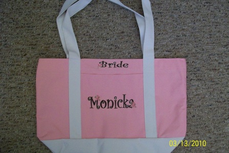 Msmonicka's DIY Personalized Bridal Tote