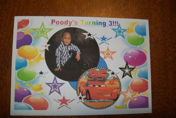 NWR: My son's DIY birthday party invitations!! :  wedding Poodys DIY Invitations 001