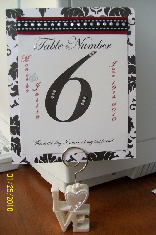  I just did a total overhaul on my table numbers Here they are Show 