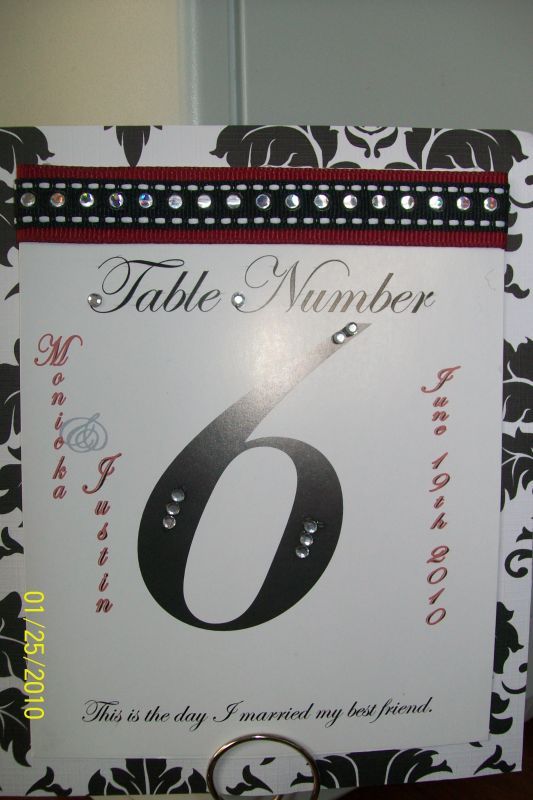 Show off your table numbers real or inspiration wedding reception 