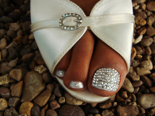 How are you planning on doing your nails for your wedding? : wedding Toes