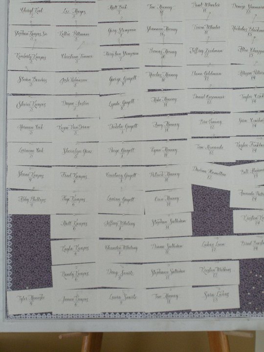 Post your escort card inspiration :  wedding escort cards place cards 34044 10100279153565834 2346272 64721781 220395 N