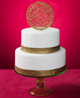 Your Cake Inspirations :  wedding wedding cake Cake With Orb