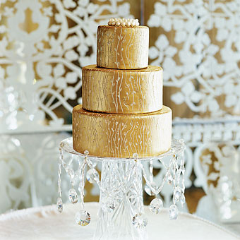 Your Cake Inspirations :  wedding wedding cake Gold Cake