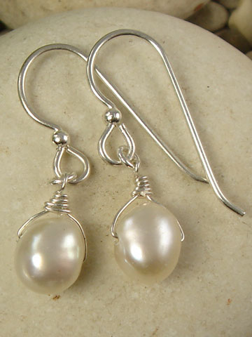  Single pearl drop earrings by Laila Rose bought in NYC store 