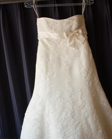 La Sposa Fiordo wedding gown, Size 8 Ivory :  wedding la sposa ivory lace 8 fiordo sweetheart a line Dress 3