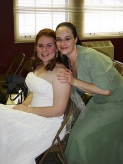 Lindsey & me at her wedding 1/5/08