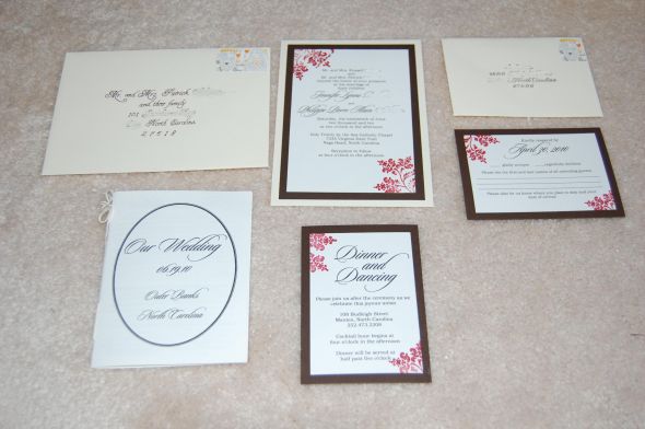 My DIY Wedding Invitations wedding invitations diy Invitesuite
