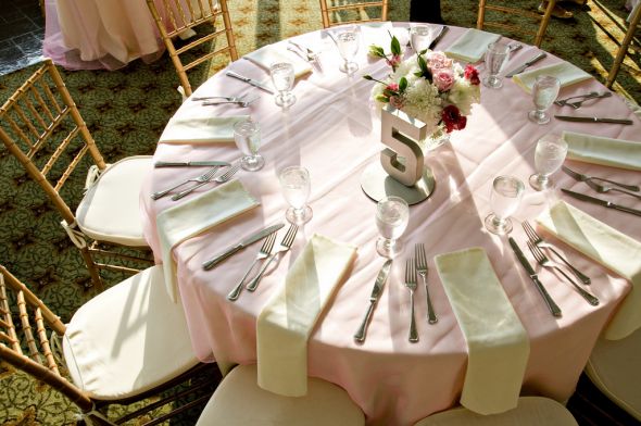 Pink Sheer Table Overlays wedding table overlays pink pink tablecloth 