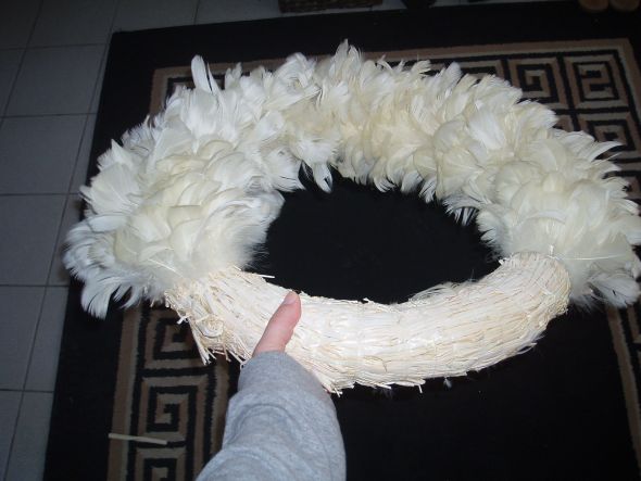 DIY Feather Wreath done...Pictures Inside! :  wedding P1010743