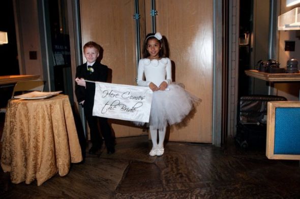 Here Comes the Bride Banner : wedding banner bride tutu 320 C026