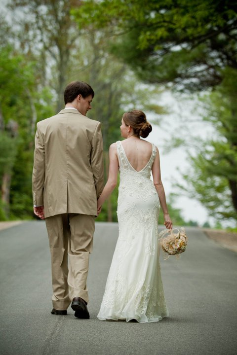 Halter Dress - Modifications : wedding Back