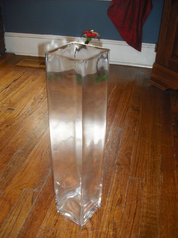 tall glass vases. Tall Square Glass Vases-Lot of