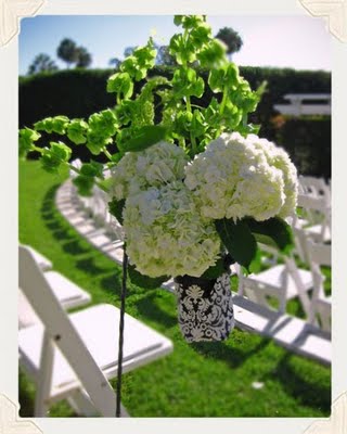 I started out going the green and damask route so I have a few shots