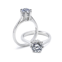 What is the total diamond carat weight of your e-ring? (diamond only) : wedding carat size total carat weight Tacori Ering