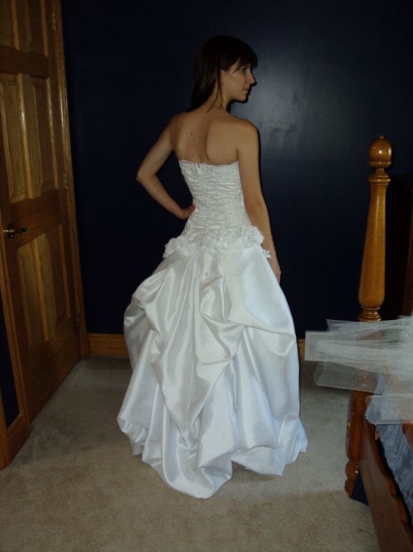 Picked up my dress today!! EEK!! :  wedding DSC01308