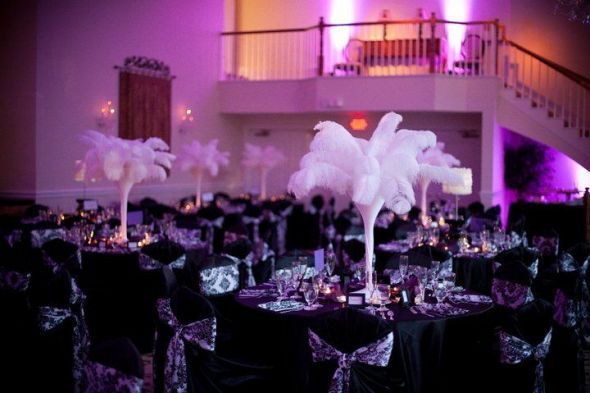 Reception decor help needed damask wedding Reception