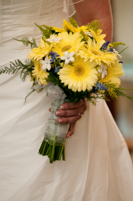 Yellow flowers? :  wedding 100717 153