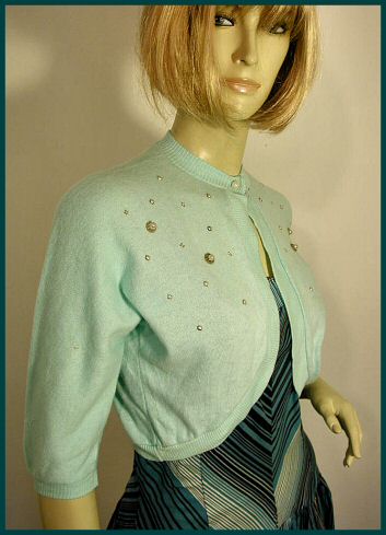 Short dress blue shoes? ...plus birdcage veil, gloves, and bolero. Too much?? :  wedding 1950s