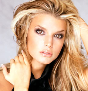 Airbrush trial today: which eye-shadow color theme? :  wedding beauty beehive Jessica Simpson 1