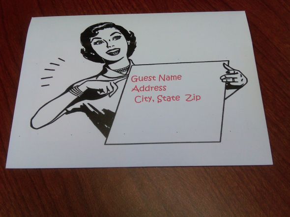 Bridal Shower Invitations :  wedding Envelopes