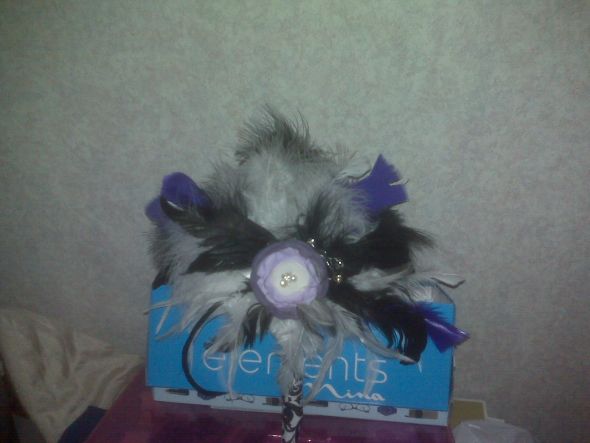 My feather bouquet!!/Need Help :  wedding Feather
