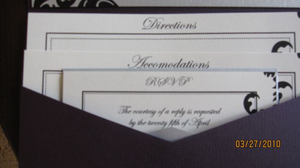 The Invitations are Done! (pics inside) : wedding IMG 2600