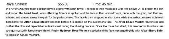 For the Men in our Life :  wedding Shave