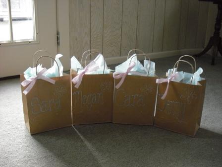 Putting together the bridesmaid gifts! :  wedding bridesmaids gifts jewelry philosophy kirstie kelly CIMG0852