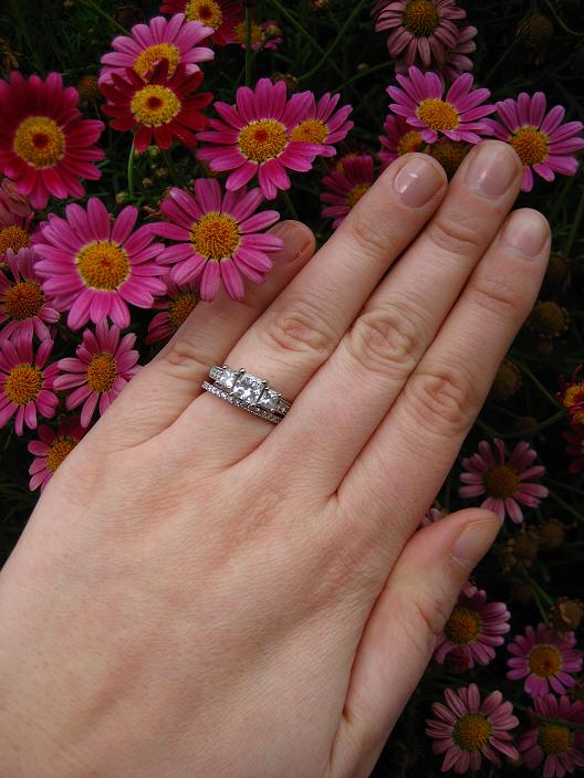 1 Carat princess solitaire? :  wedding 1 carat princess ring Ringshot
