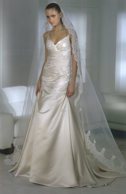 New Pronovias Style Halo Gown in Ivory wedding new pronovias halo wedding