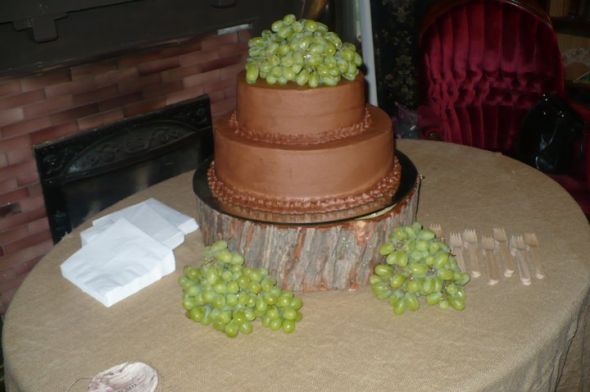 Wood Slab Cake Stand :  wedding wood rustic cake stand natural wooden country tree 27747 1315664644213 1008600020 30742266 4881262 N