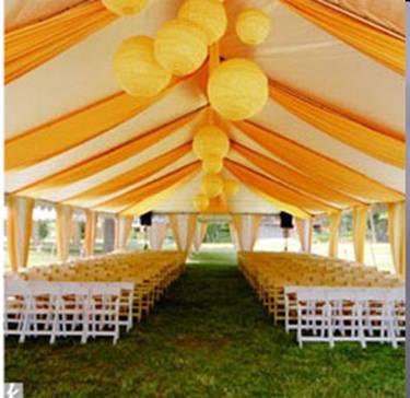 Also I think that your tents would look awesome if you used the draping 