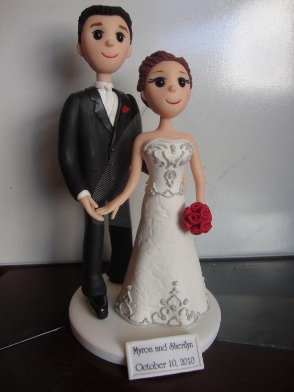 Clay Wedding Toppers