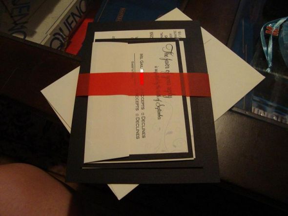 DIY invitations...done!! :  wedding diy invitations invites vellum paperandmorecom faux wax seals wax Insertsedited