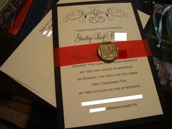 DIY invitations...done!! :  wedding diy invitations invites vellum paperandmorecom faux wax seals wax Invitationedit
