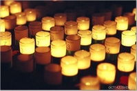 Creative idea's to display place cards? :  wedding Votive Placecards 3   Bryanandkatrina